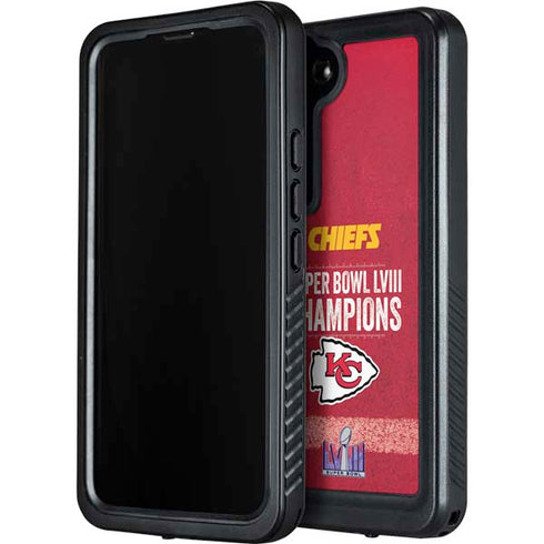 NFL Chiefs Super Bowl LVIII Champions Galaxy S24 Waterproof Case
